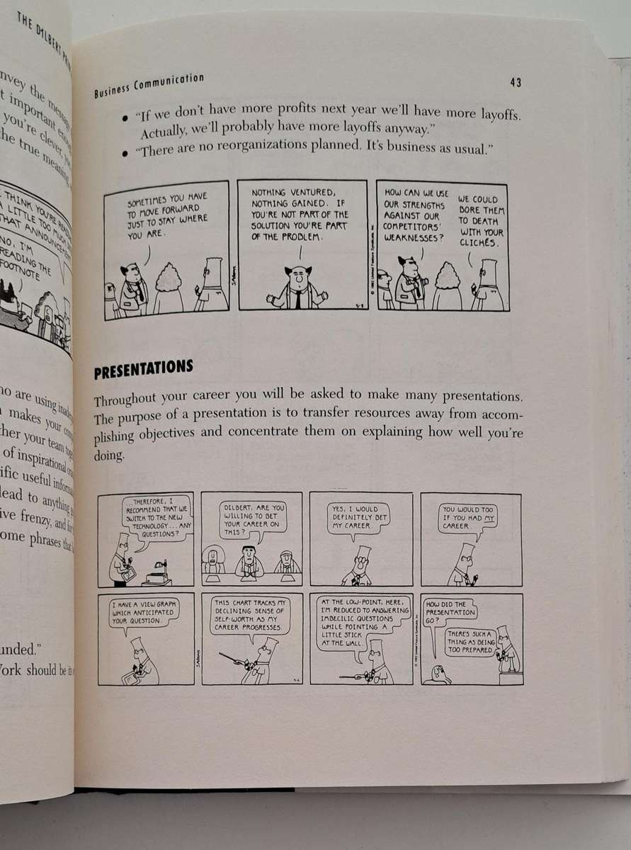 The Dilbert Principle By Scott Adams comic comedy humor business finance workplace