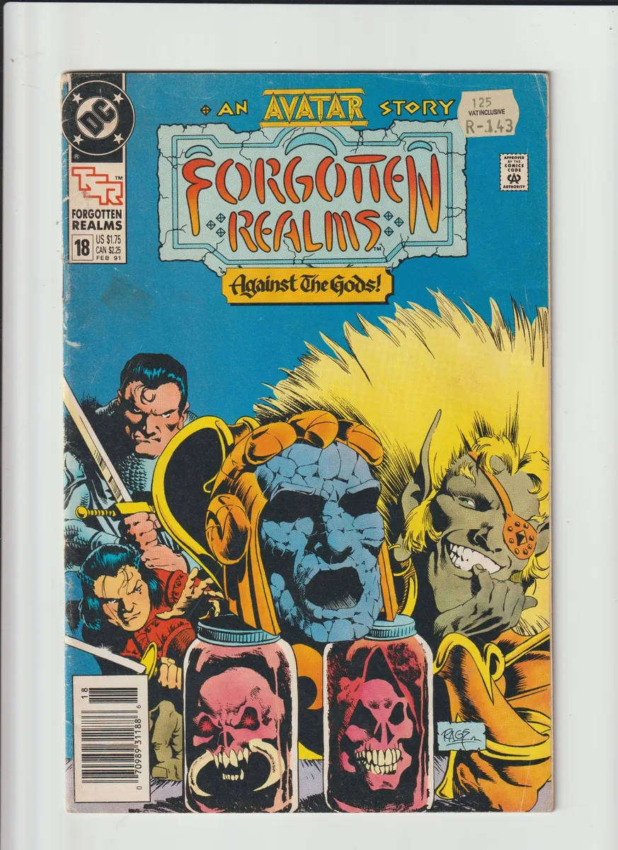 Forgotten Realms (1989) #18 DC comic book old rare retro vintage collectable
