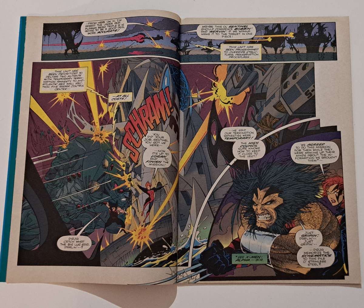 Marvel Comics Weapon X (1995) #5 South Africa print rare old vintage collectable comic books