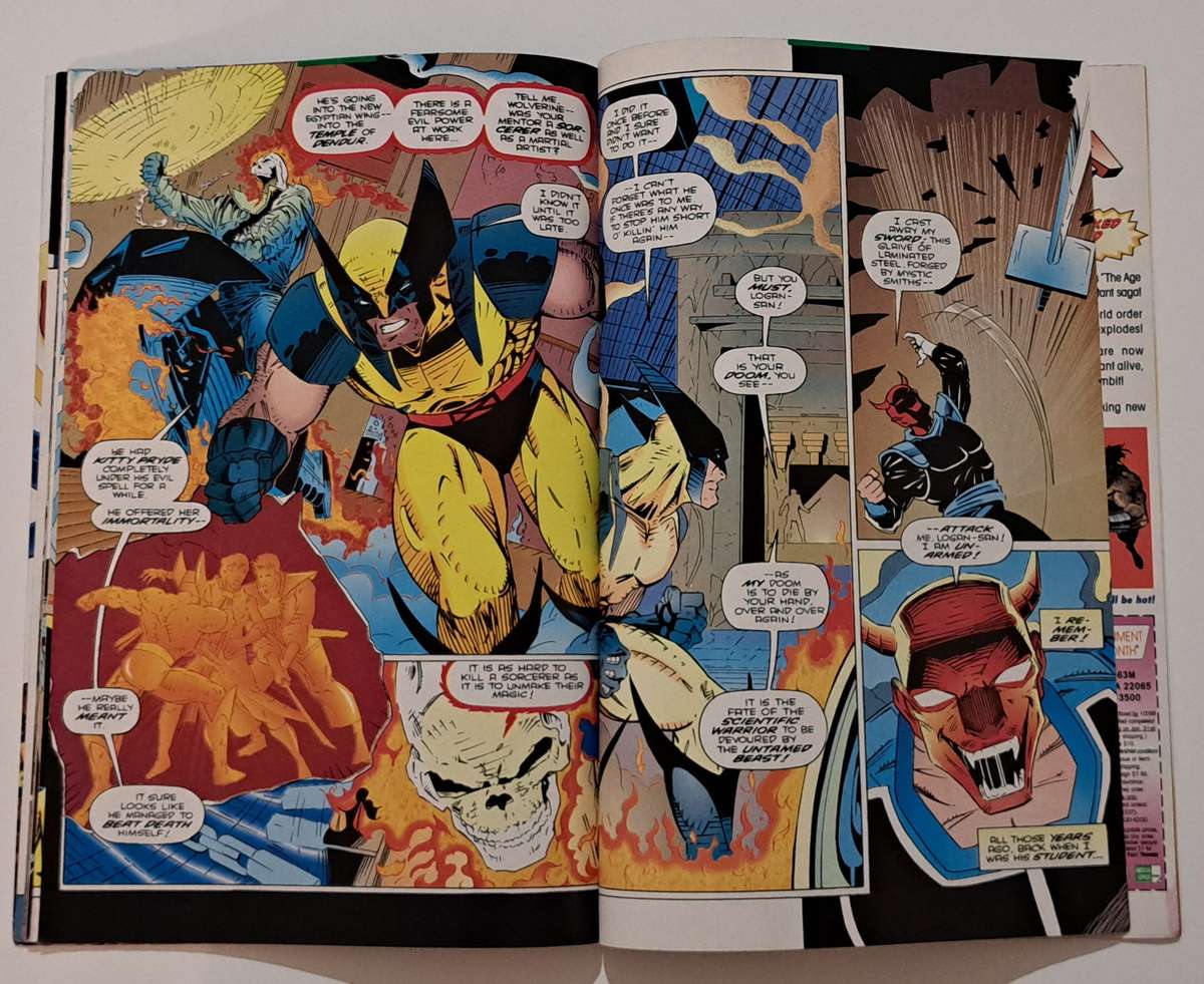 Marvel Comics Wolverine #89 (1988 1st Series) rare old vintage comic books