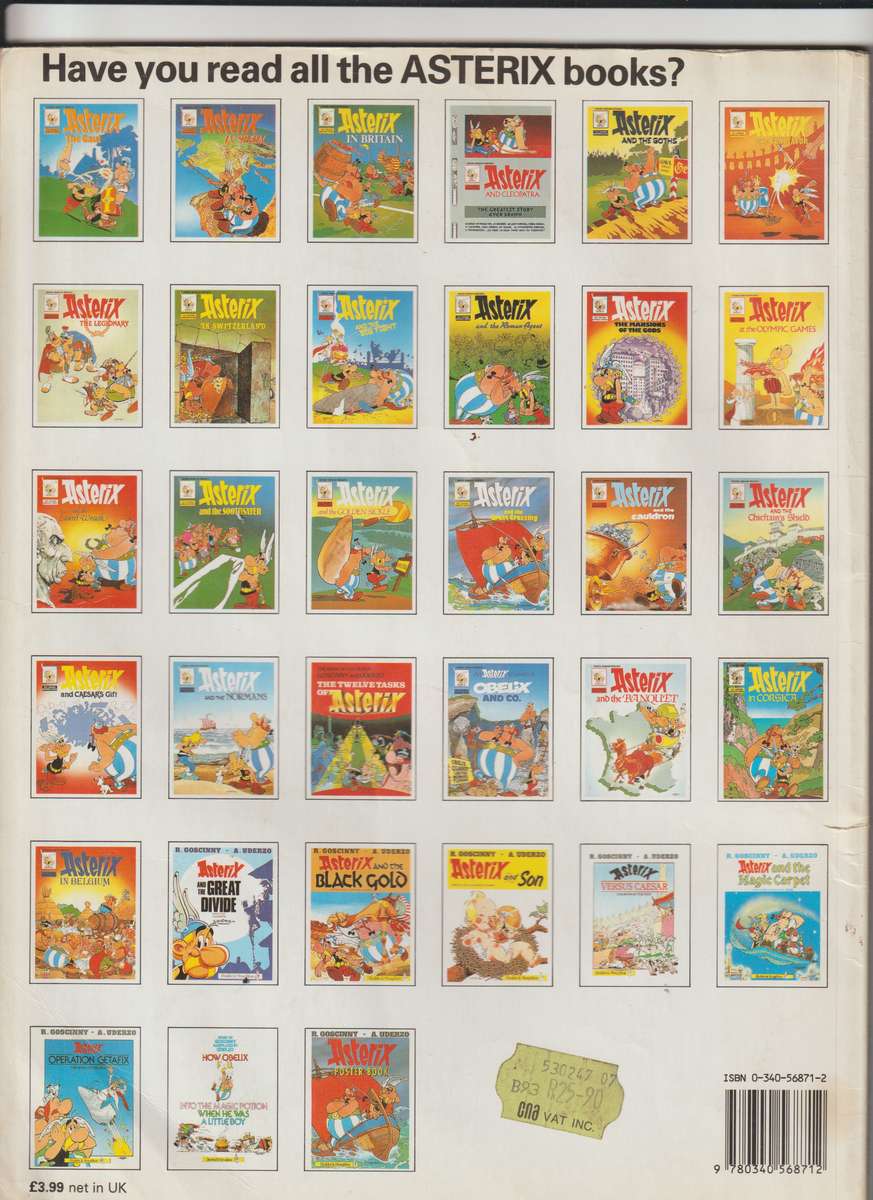 Asterix And The Secret Weapon By Goscinny & Uderzon cartoon classic comic collectable