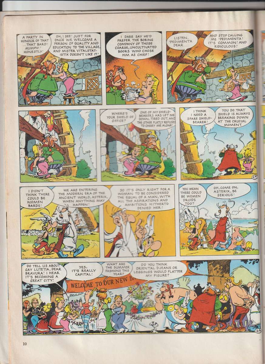 Asterix And The Secret Weapon By Goscinny & Uderzon cartoon classic comic collectable