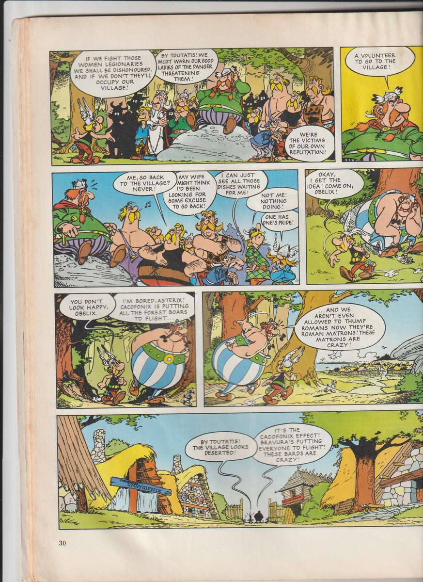 Asterix And The Secret Weapon By Goscinny & Uderzon cartoon classic comic collectable
