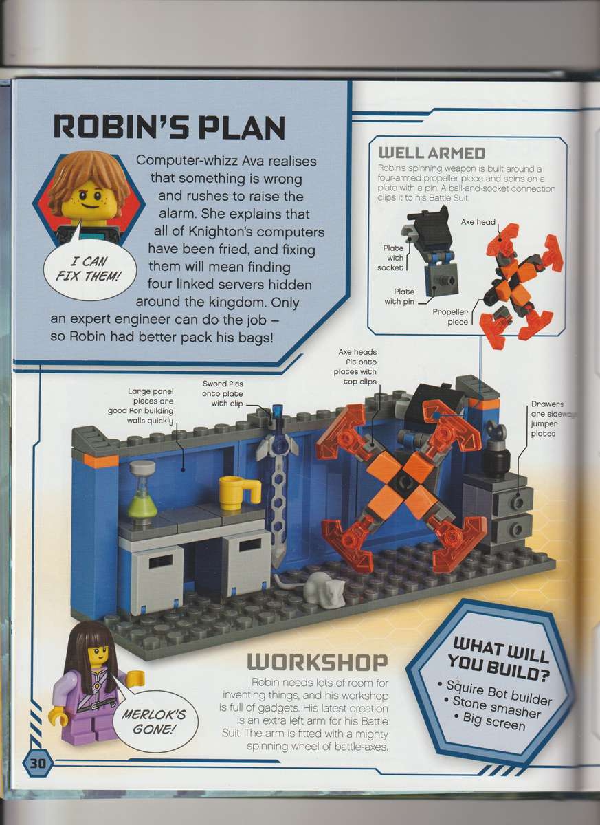 LEGO NEXO KNIGHTS Build Your Own Adventure Hardcover book