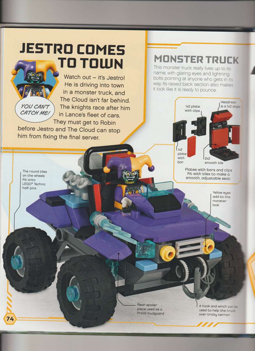 LEGO NEXO KNIGHTS Build Your Own Adventure Hardcover book