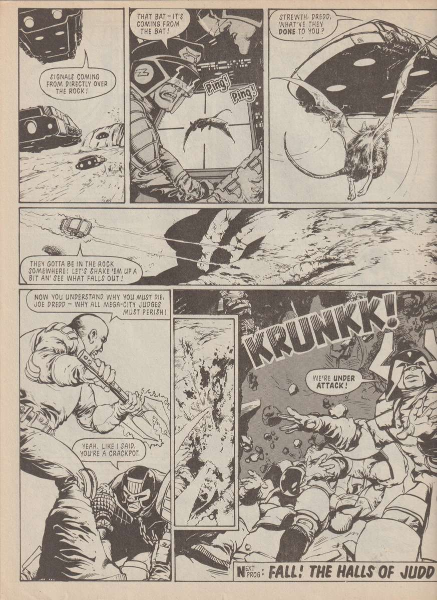 2000 AD Prog #561 (1988) featuring Judge Dredd comic book rare retro vintage old collectable