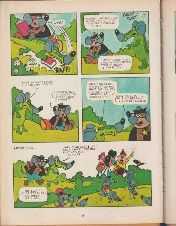 Deputy Dawg comic cartoon book annual 1975 rare vintage old school collectable walt disney BBC tv