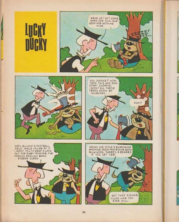 Deputy Dawg comic cartoon book annual 1975 rare vintage old school collectable walt disney BBC tv