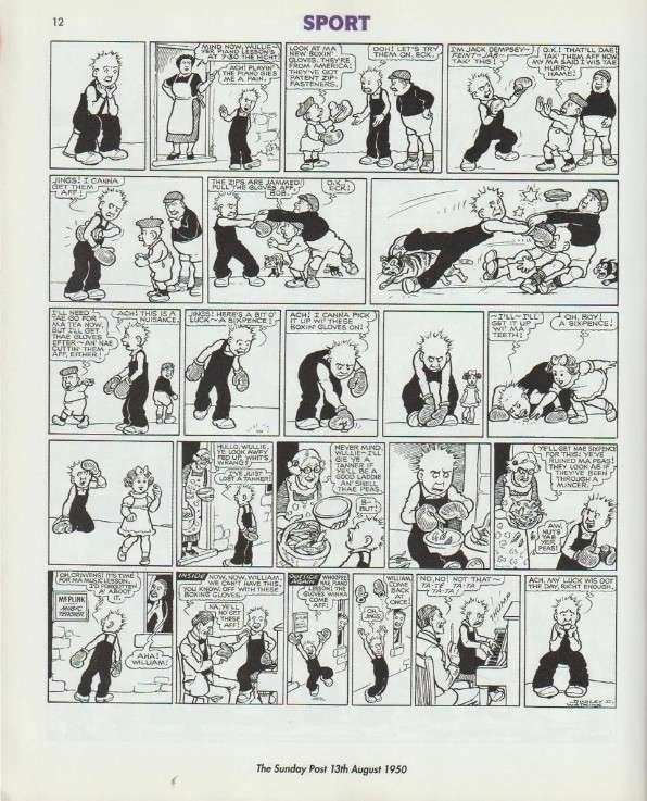 The Broons and Oor Wullie A Nations Favourites (2000) Hard cover annual comic cartoon book