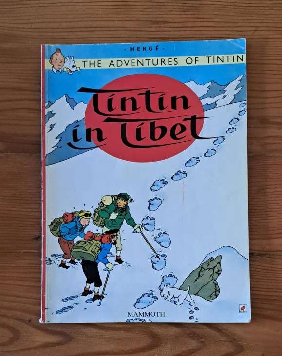 The Adventures Of Tintin In Tibet by Herge graphic novel comic cartoon classic****SOLD*****