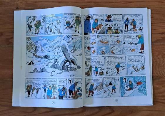 The Adventures Of Tintin In Tibet by Herge graphic novel comic cartoon classic****SOLD*****