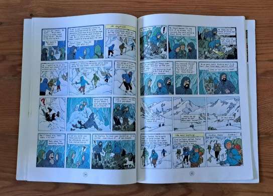 The Adventures Of Tintin In Tibet by Herge graphic novel comic cartoon classic****SOLD*****