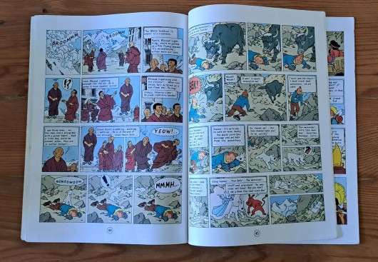 The Adventures Of Tintin In Tibet by Herge graphic novel comic cartoon classic****SOLD*****