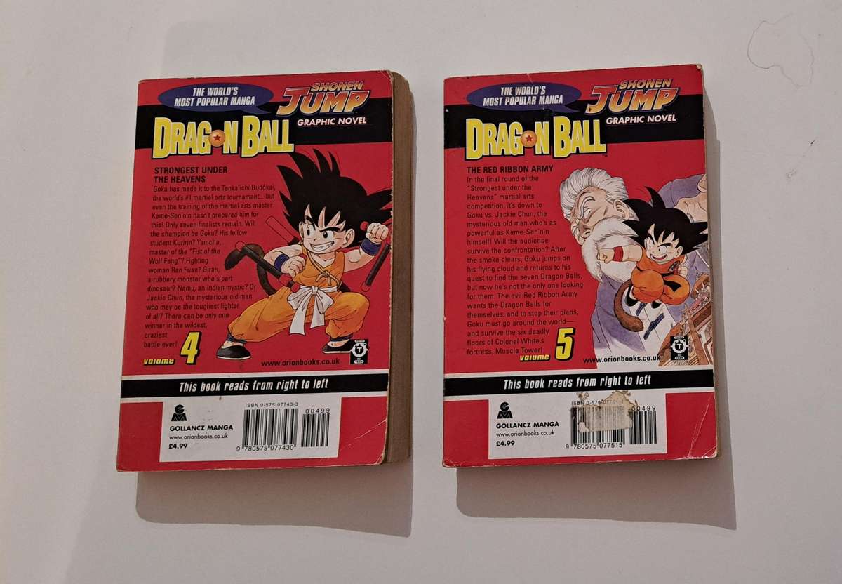 Dragon Ball TPB (2003-2004 Shonen Jump Edition) #4 & #5 manga graphic novel comic books anime