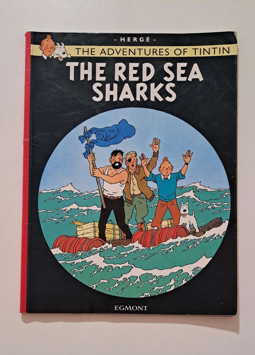 The Adventures Of Tintin The Red Sea Sharks By Herge comic graphic novel classic collectable