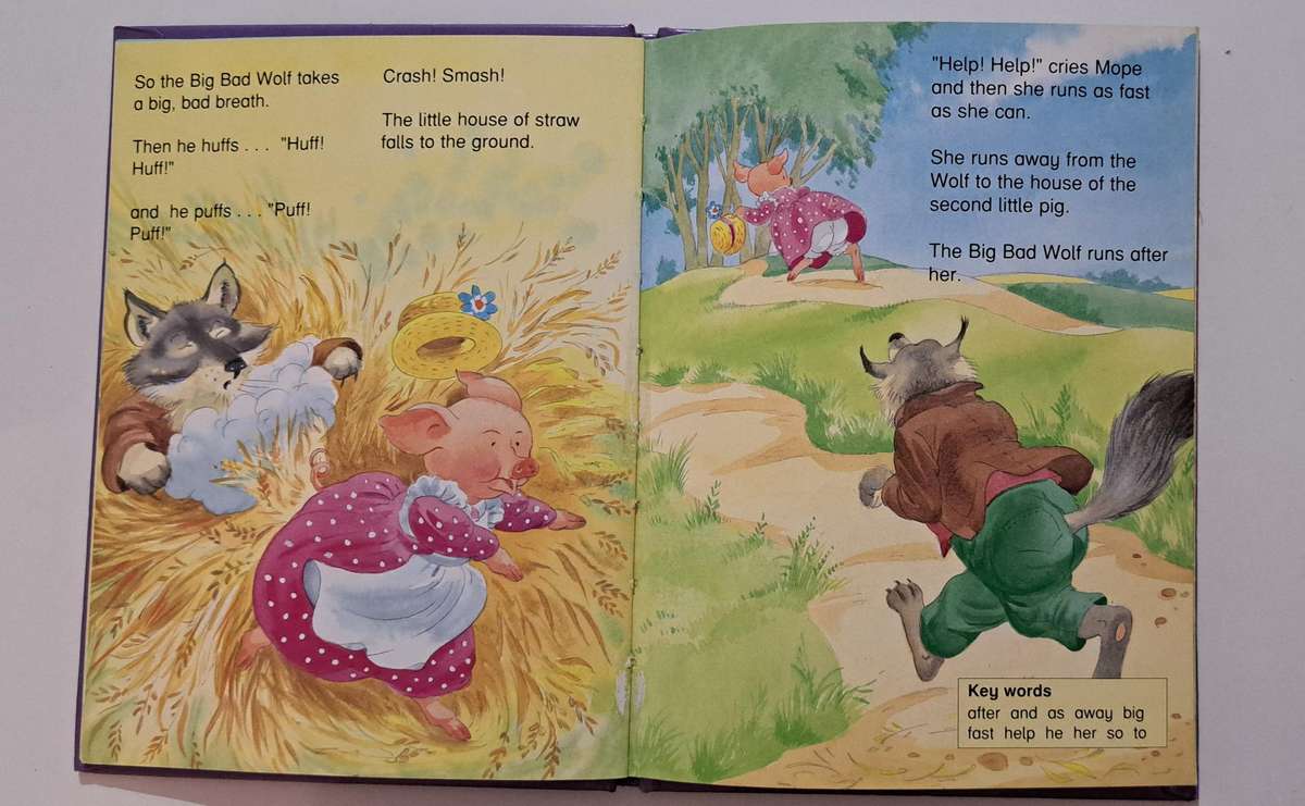 The three little pigs by Gill davies kids children's classic fable story book