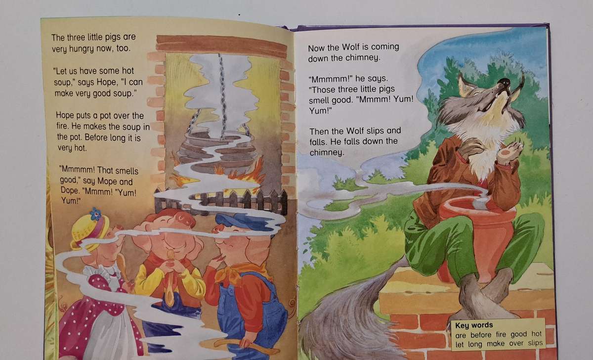The three little pigs by Gill davies kids children's classic fable story book