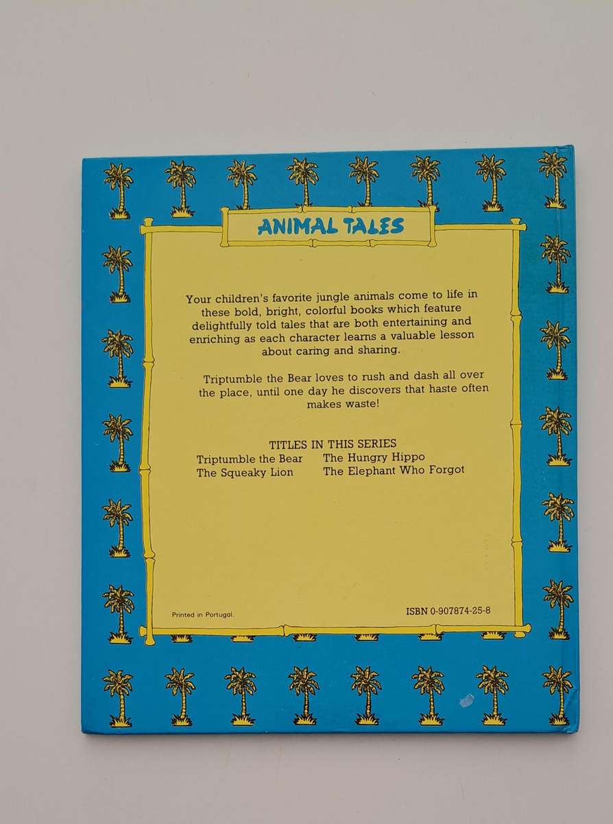 Triptumble The Bear Animal Tales kids children's picture story bedtime book