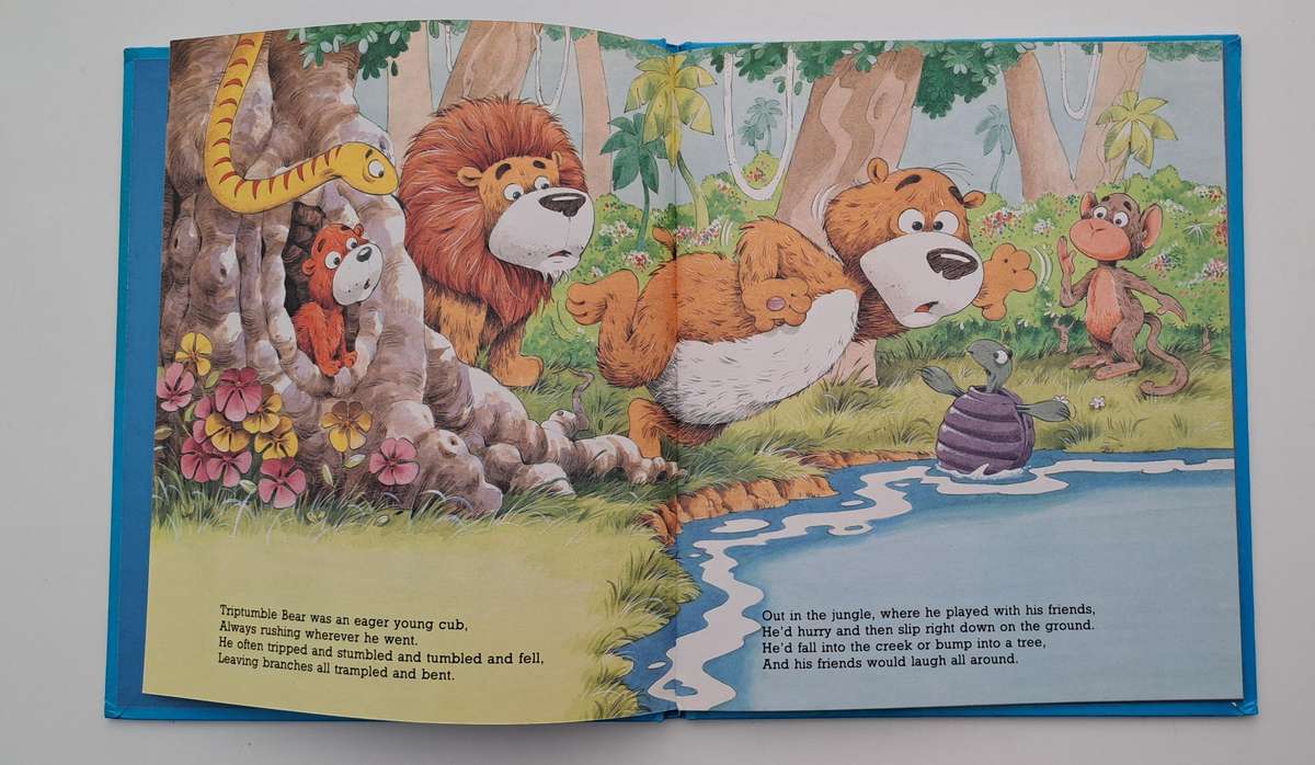 Triptumble The Bear Animal Tales kids children's picture story bedtime book