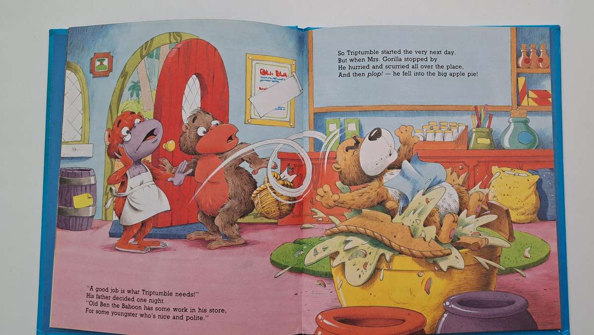 Triptumble The Bear Animal Tales kids children's picture story bedtime book