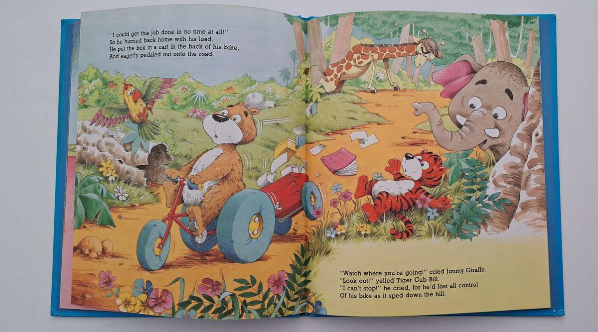 Triptumble The Bear Animal Tales kids children's picture story bedtime book