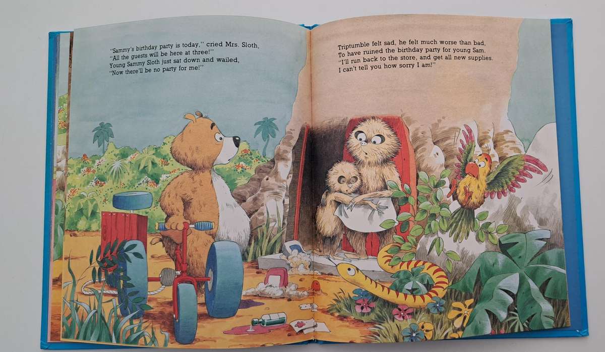 Triptumble The Bear Animal Tales kids children's picture story bedtime book