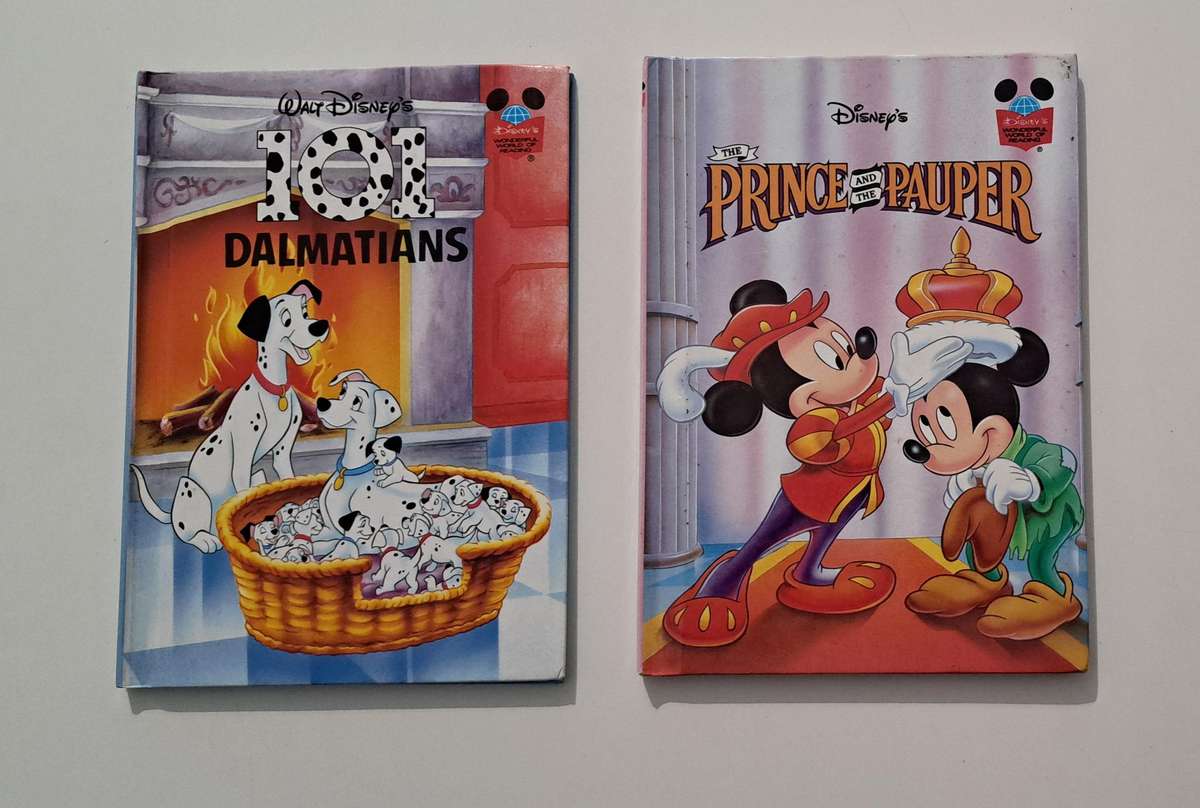 Walt Disney - Prince and the pauper plus 101 dalmatians kids children picture books