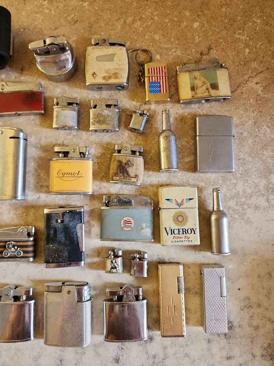 Vintage lighters (some spark, and others not)