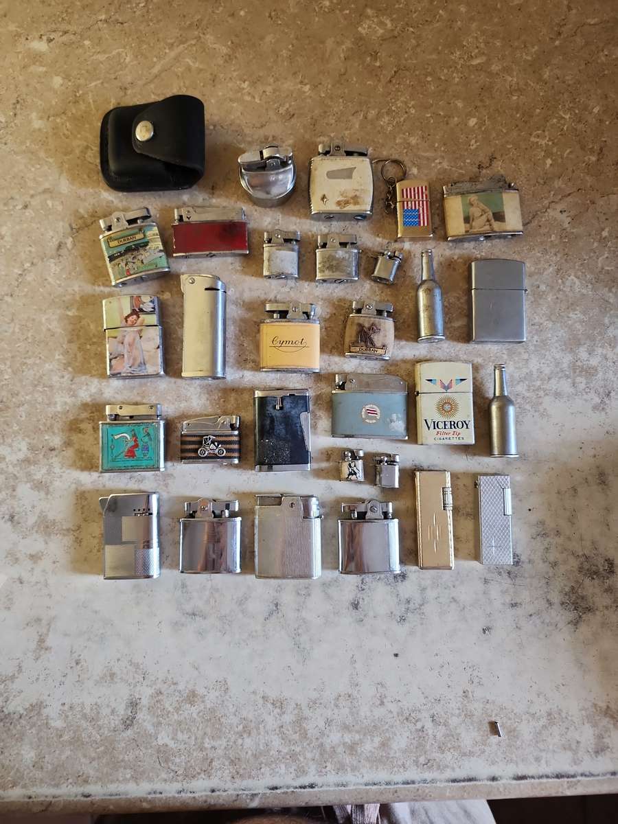 Vintage lighters (some spark, and others not)