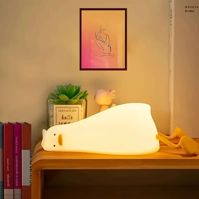 Rechargeable duck night light