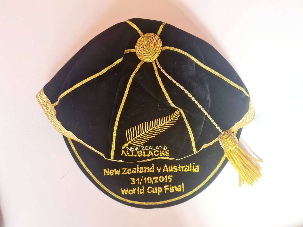 New Zealand (All Blacks) Commemorative Cap, World Cup Final 2015 v Australia