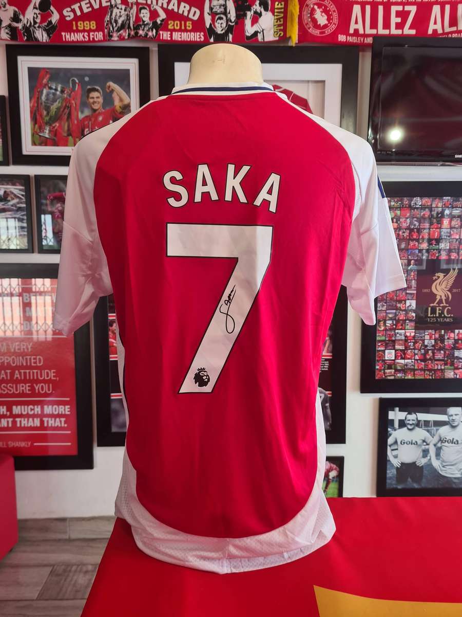 Bukayo Saka Signed Arsenal Shirt