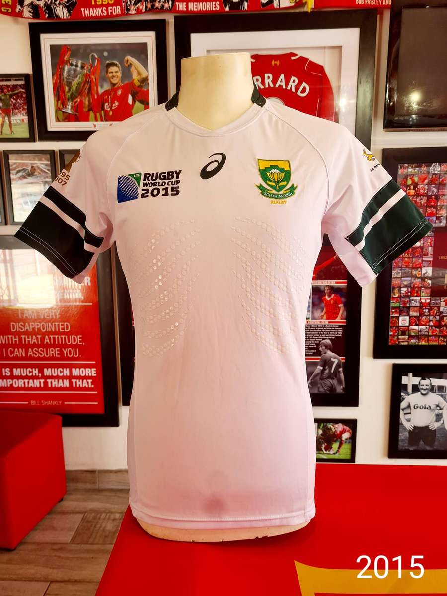 Springbok 2015 Rugby World Cup Players Replica Away Rugby Jersey