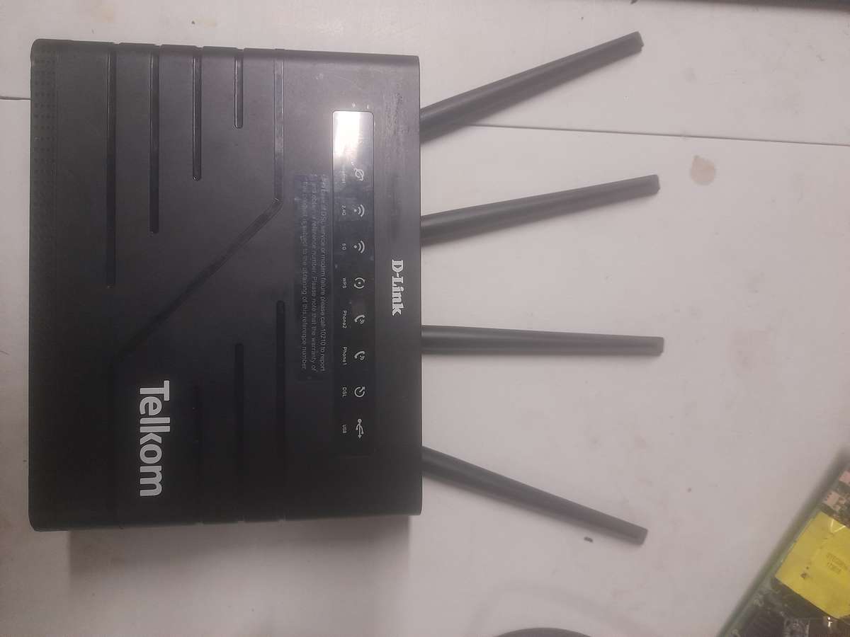 TELKOM D-LINK DSL-G2562DG/TK2 MODERM ROUTER | 4 PORT GIGABIT | USB 2.0 & 3.0 | 1 X GIGABIT WON