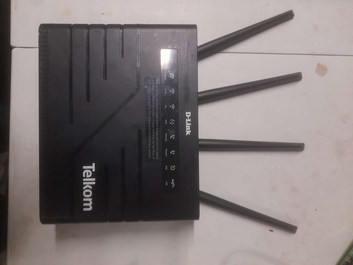 TELKOM D-LINK DSL-G2562DG/TK2 MODERM ROUTER | 4 PORT GIGABIT | USB 2.0 & 3.0 | 1 X GIGABIT WON