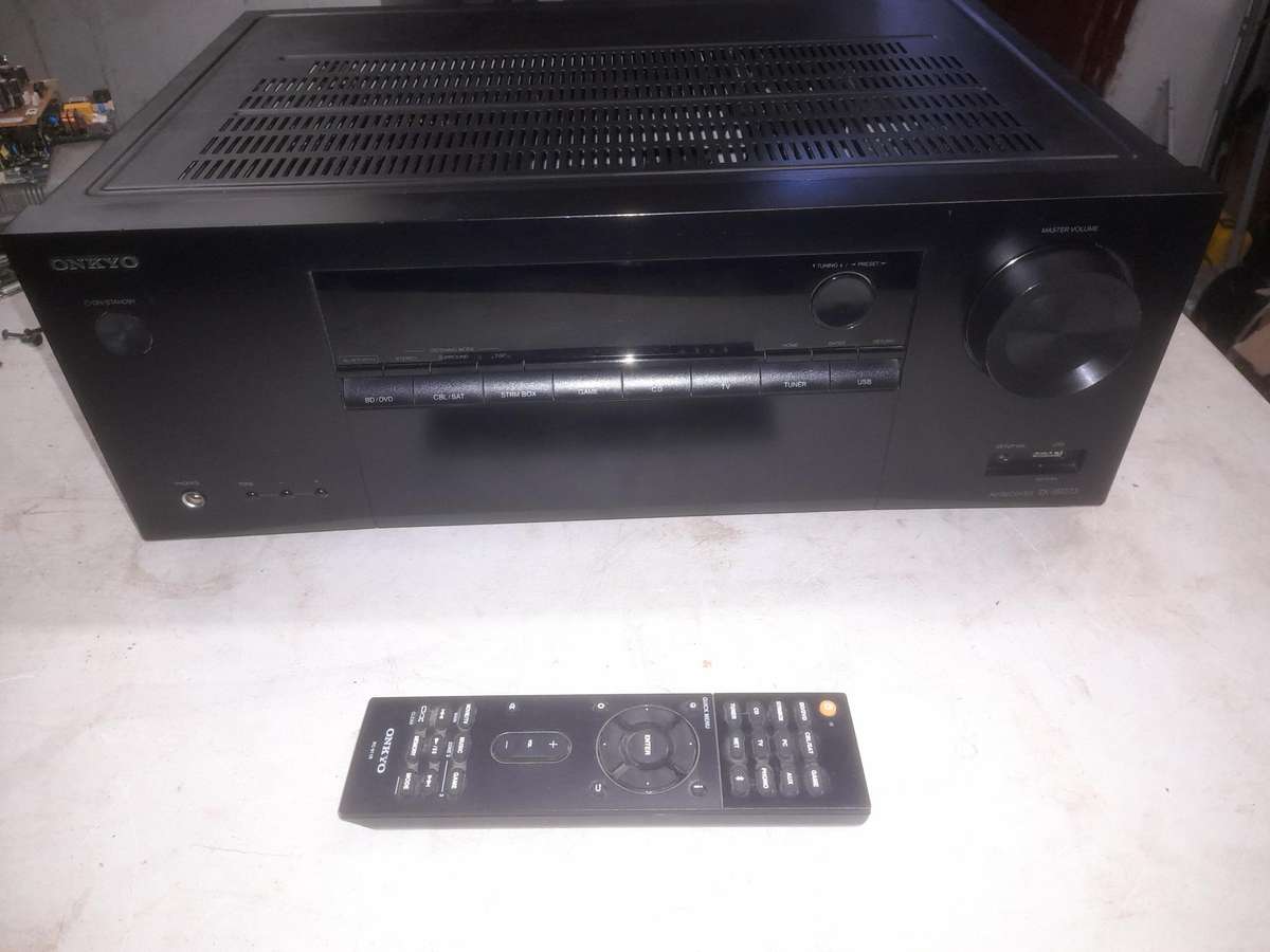 ONKYO TX-SR373 RECEIVER | 5.1 CH |  135W @ 6OHMS | 4K@60P PASSTHRU AND UPSCALLING | BLUETOOTH