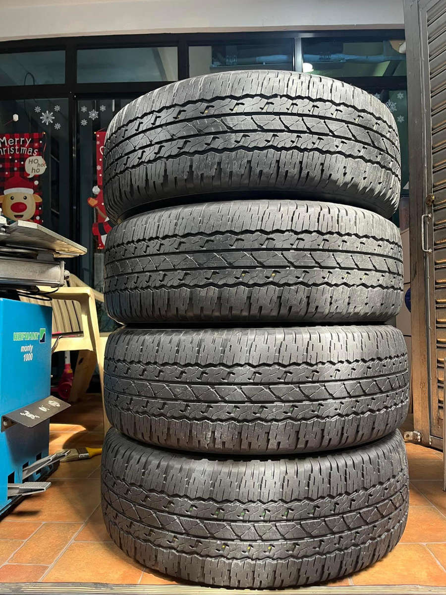 265/65/17 × 4 Bridgestone Duerler AT fairly used tyres