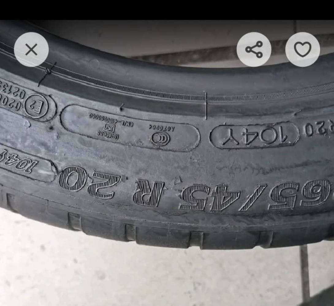 4 x 265/45/20 tyres| Michelin Latitude3 | fairly used