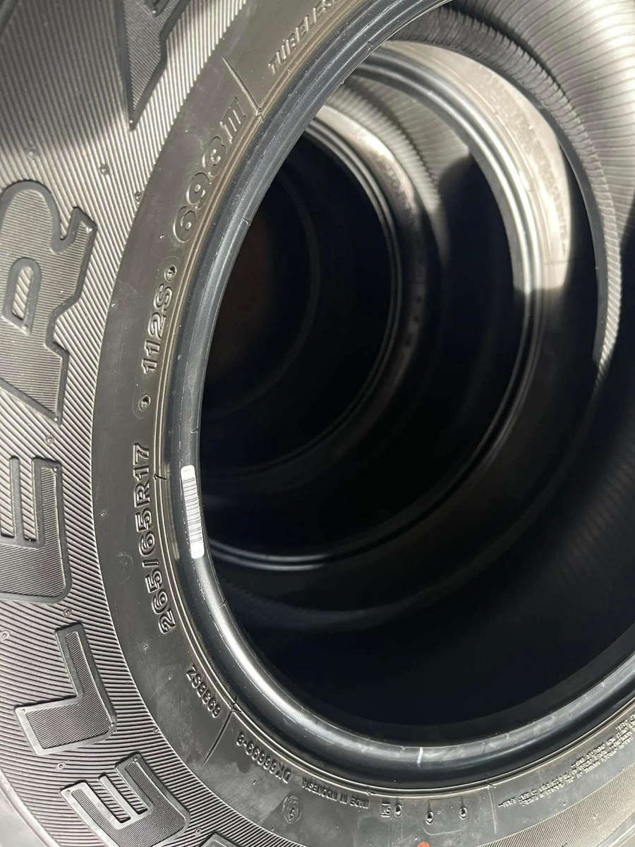 265/65/17 × 4 Bridgestone Duerler AT fairly used tyres