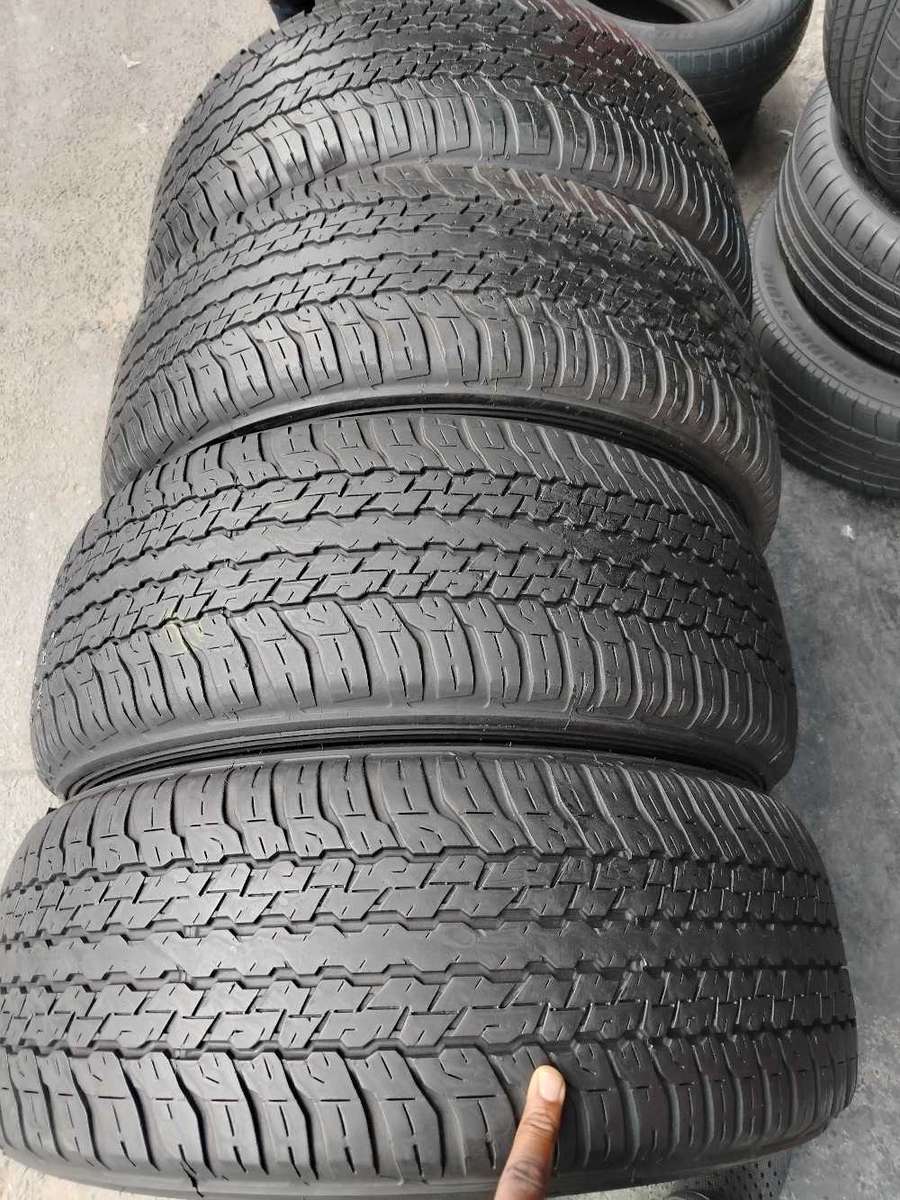 265/60/18 Dunlop Grandtrek AT. 70% life