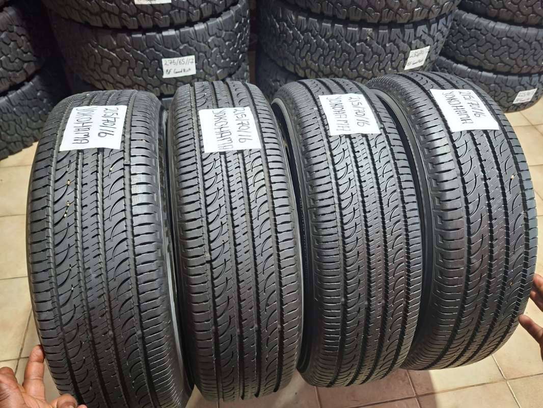 215/70/16 x 4 Yokohama fairly used tyres