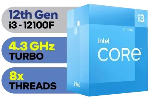 Gaming PC - Intel i3 12th Gen, RTX 2060 Super, 16GB RAM, 500GB SSD