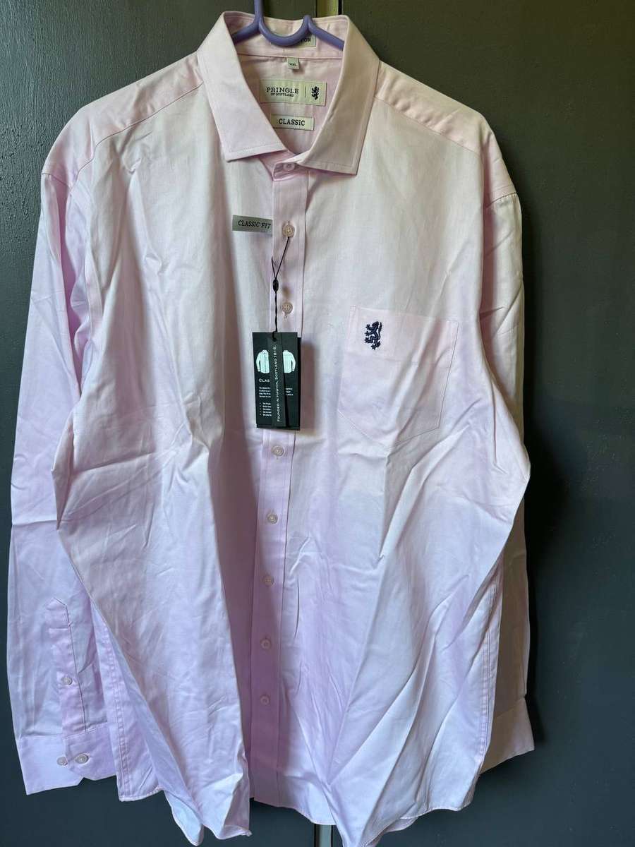 Original PRINGLE of Scotland Formal Shirt MSLS0202 - X-Large (Retail R1699) - Classic- 100% Cotton