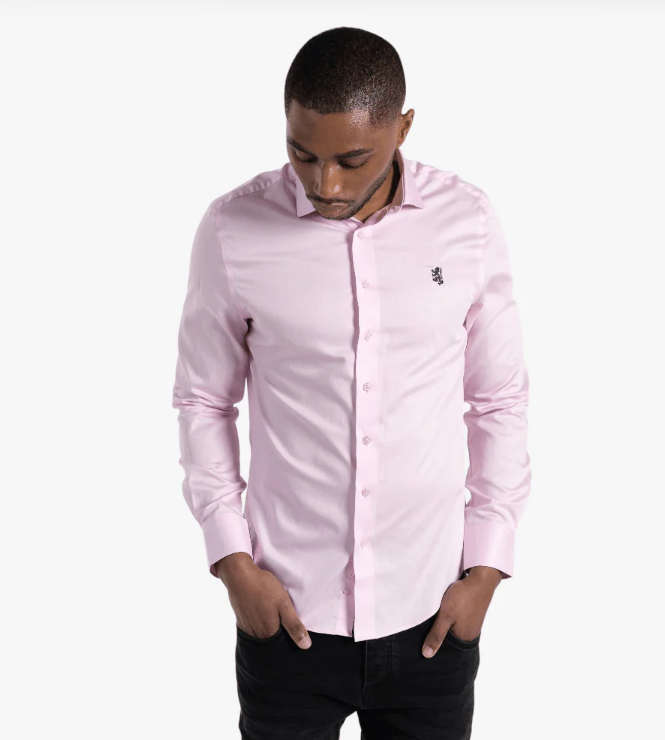 Original PRINGLE of Scotland Formal Shirt MSLS0202 - Medium (Retail R1699) - Classic- 100% Cotton