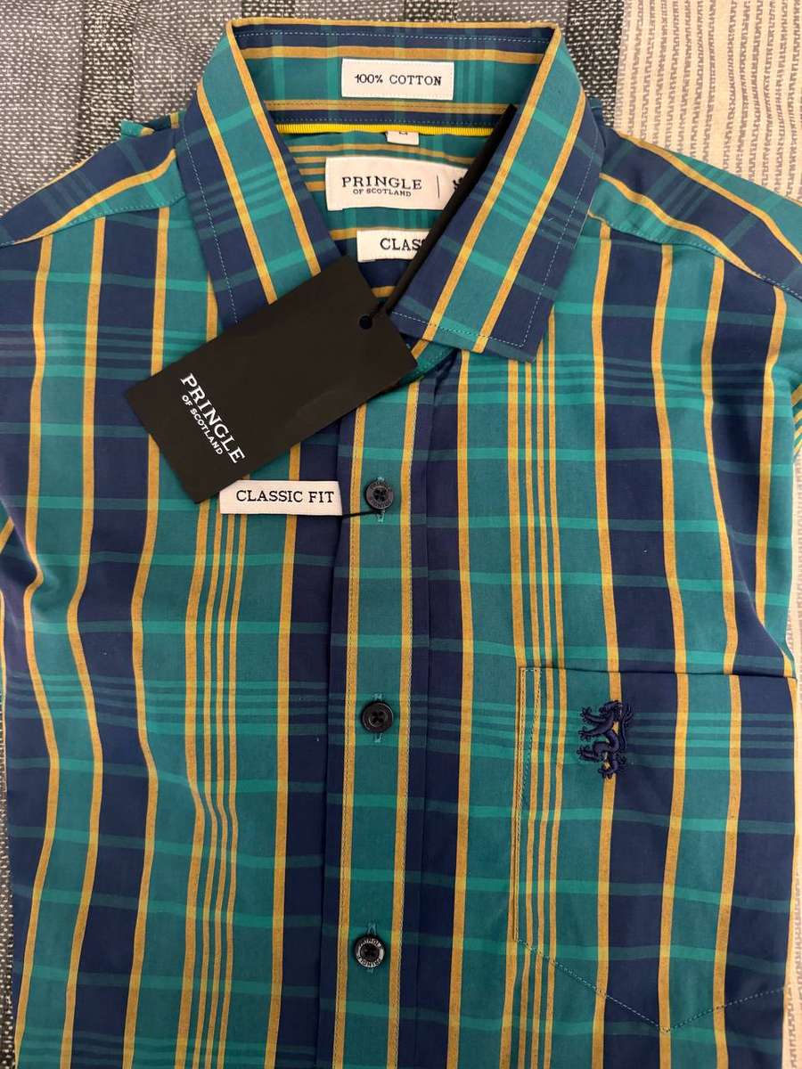 Original PRINGLE of Scotland Formal Shirt MSLS1029 - X-Large (Retail R1699) - Classic