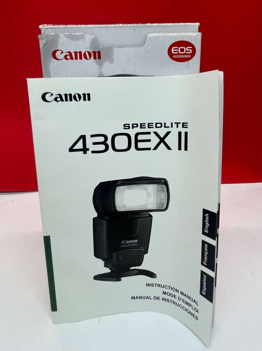 Canon 430ex II Speedlight