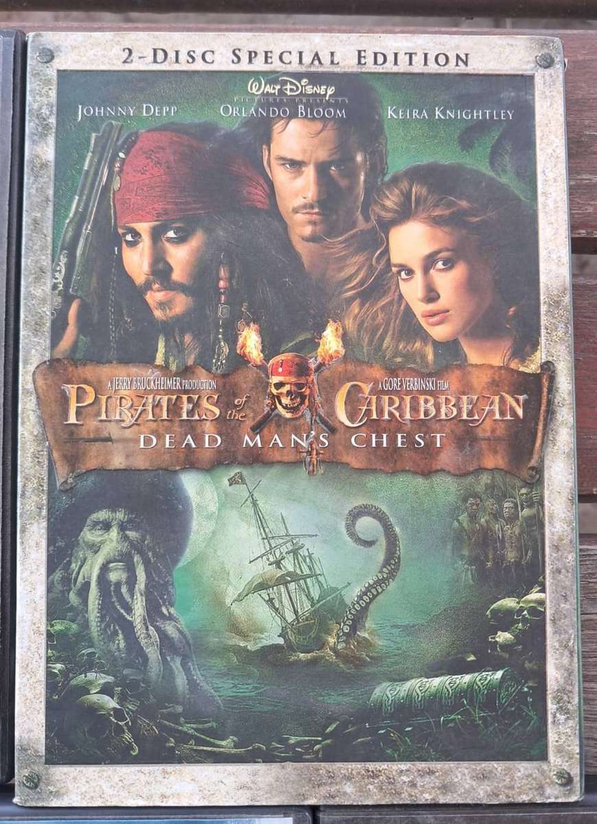 5 x Pirates Of The Caribbean Dvd Collection
