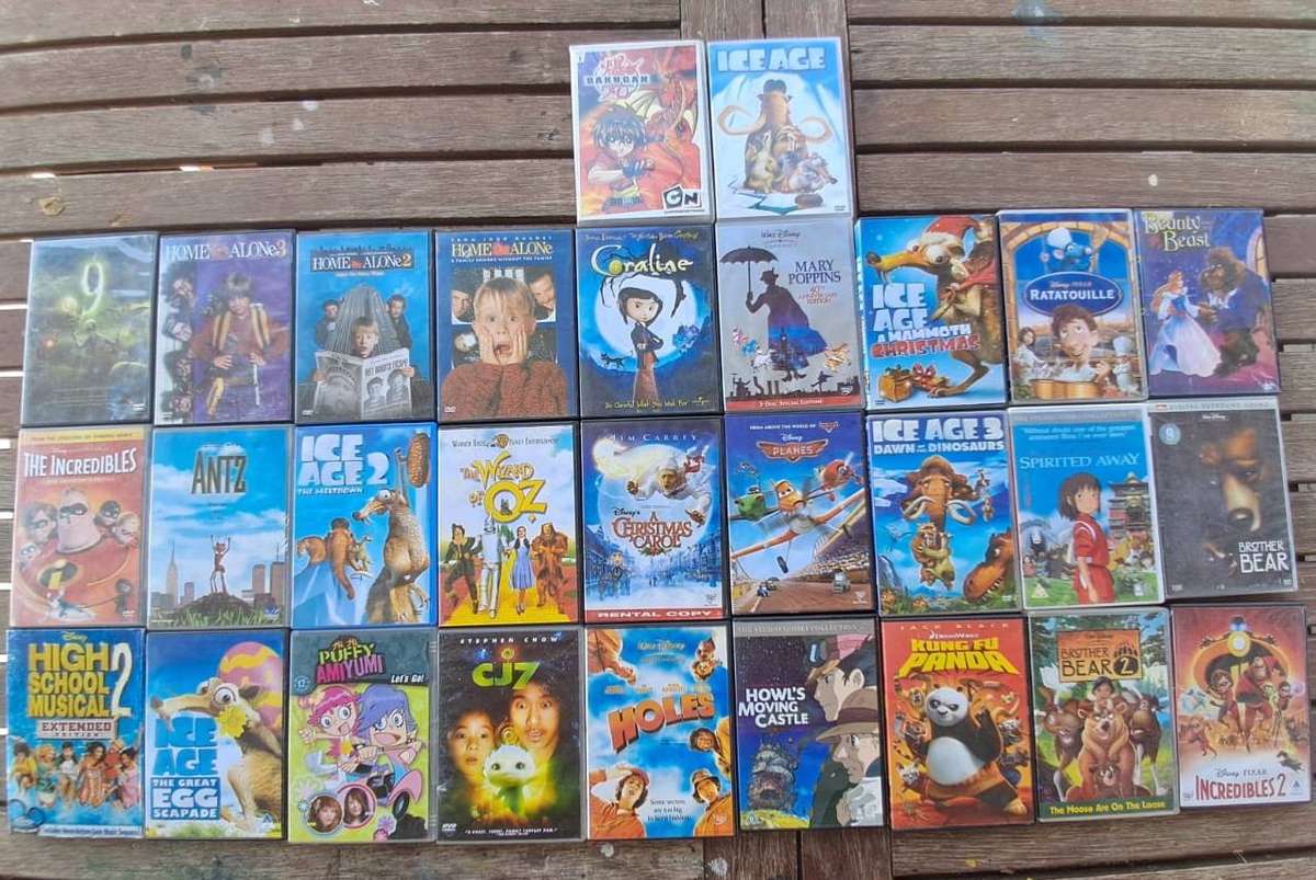 29 x Great Kids DvD Movies