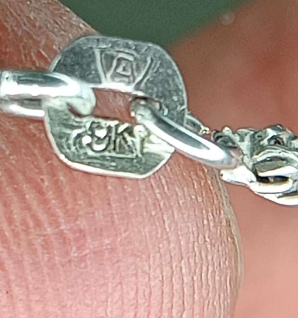 Vintage White gold chain