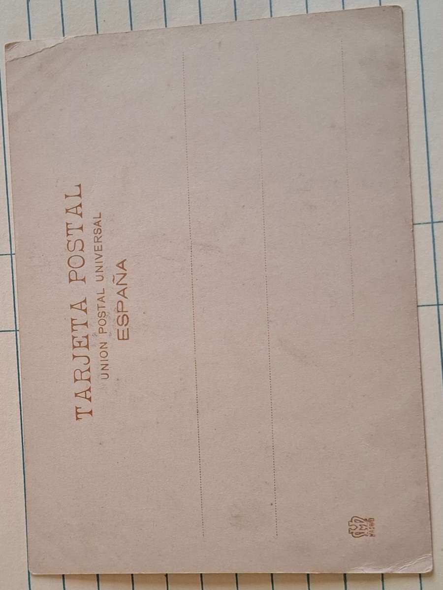 Antique Postcard - Diego Velázquez  - The Philosopher Menippus-  Spanish Printers Hauser and Menet